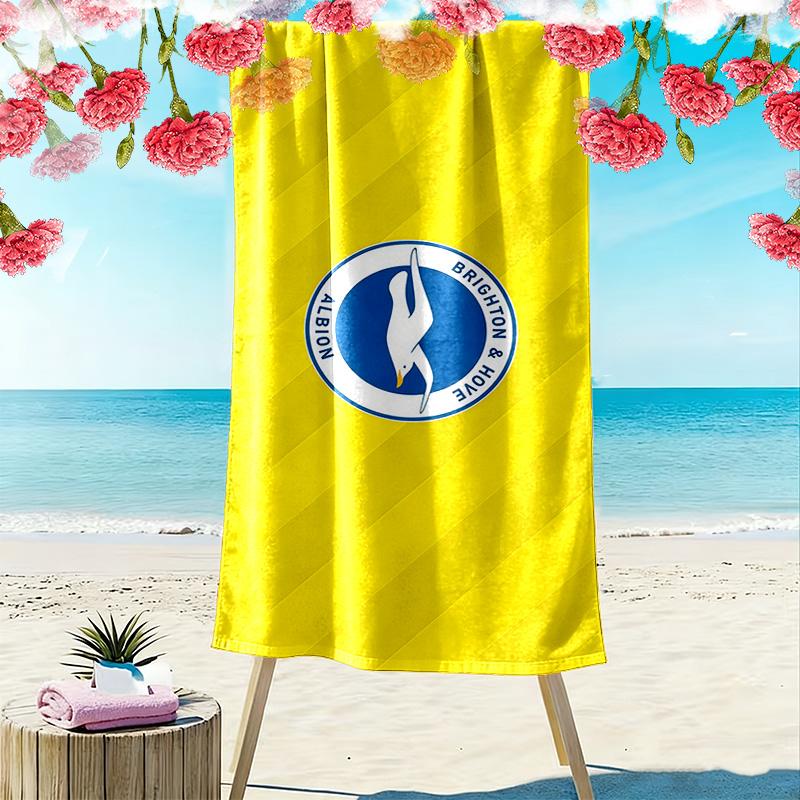 Asciugamano da Spiaggia Brighton & Hove Albion, Asciugamano Grande Morbido Asciugatura Rapida per Spiaggia Campeggio Nuoto