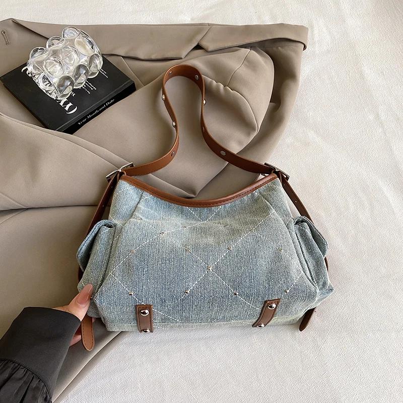 Versatile shoulder bag with chain  feminine armpit bag  simple bag  casual crossbody  new