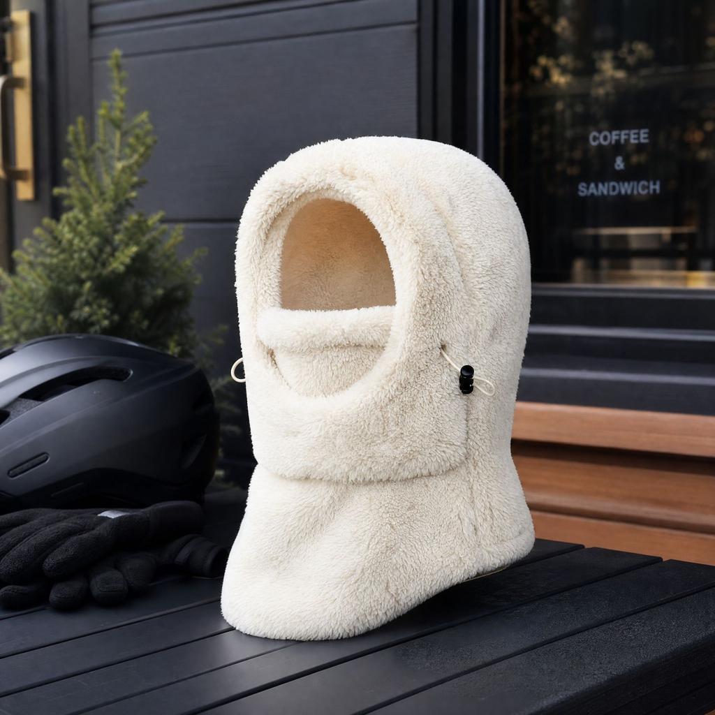 Unisex Winter Face and Hat for Cycling, Windproof Cold Outdoor Use