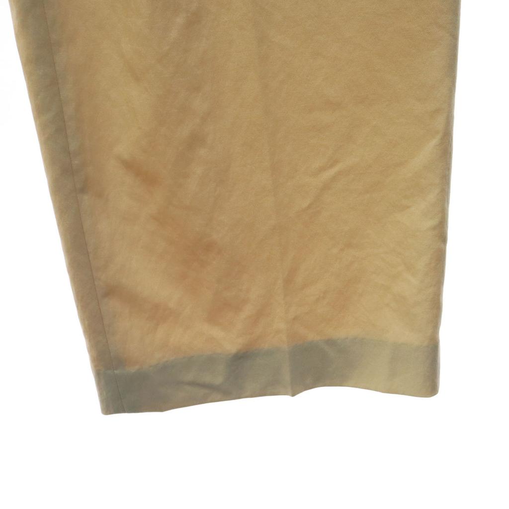 Unused PLST Belted Wide Pants M Ivory Washer Twill Women Used