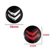 4pcs Car Wheel Center Hub Cap Cover Sticker Decals for Citroen C1 C2 C3 C4 C5 C-Elysee Cactus Picasso Xsara Berlingo DS3 DS4 DS6