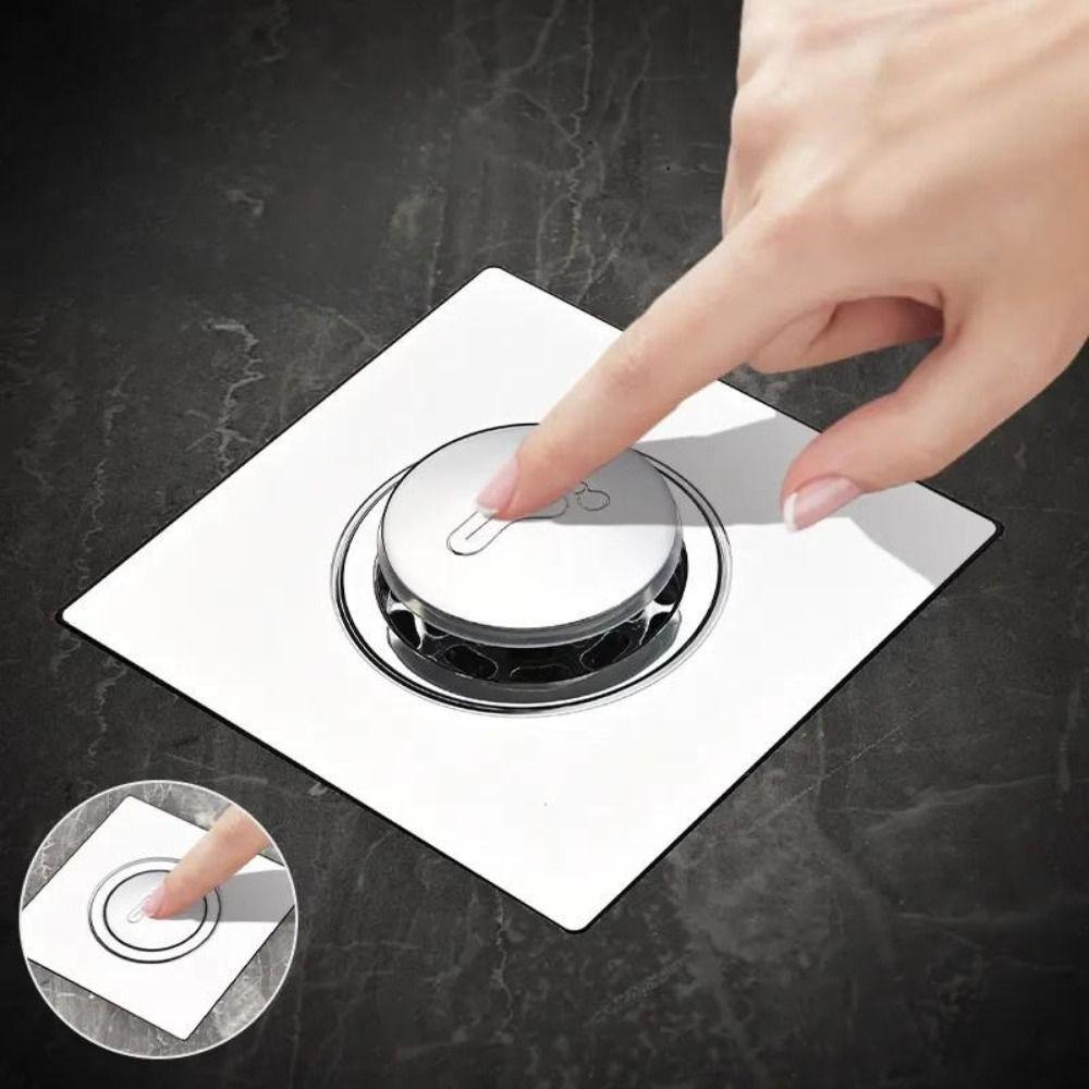 Deodorizer Bathroom Floor Drain Universal Press Type Drain Foot Operated Drain Sewer System