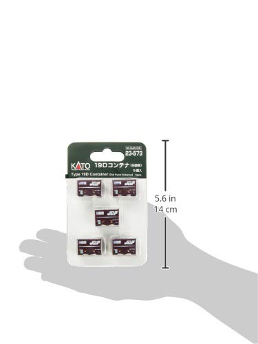 KATO N Gauge 19D Container Old Paint 5 Pieces 23-573 Railway Model Supplies