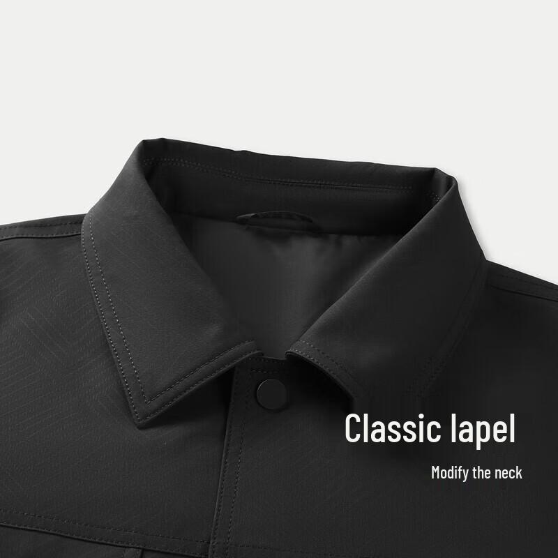 HLA Men's Business Casual Textured Spring Jacket