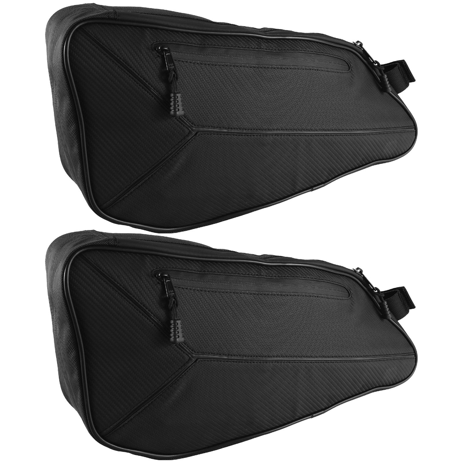

Universal Vehicle Quick Install High Capacity Scratch Proof Side Storage Pouches Organizers Designed for SL LE R S SLR 1