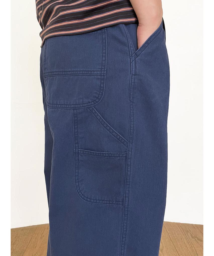 BLUFF Farmers Carpenter Baggy Pants [ Ash Blue ]