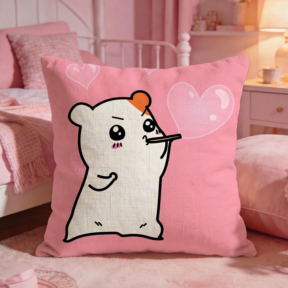 Oruchuban Ebichu Cushion Cover Premium Comfort Reversible Pillow Cove Two In One Design For Any Room Car Interior