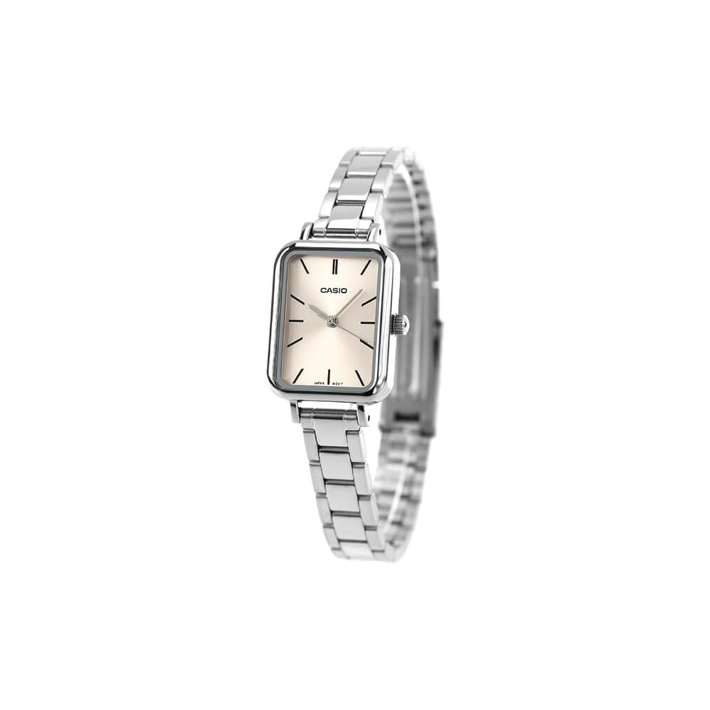 Casio Cheap Casio Standard Quartz Women s Wristwatch LTP-V009D-4E Silver Stainless Steel