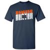 Denver Retro Repeat - Sportteam Stadtstolz Tailgating T-Shirt - Dunkelblau
