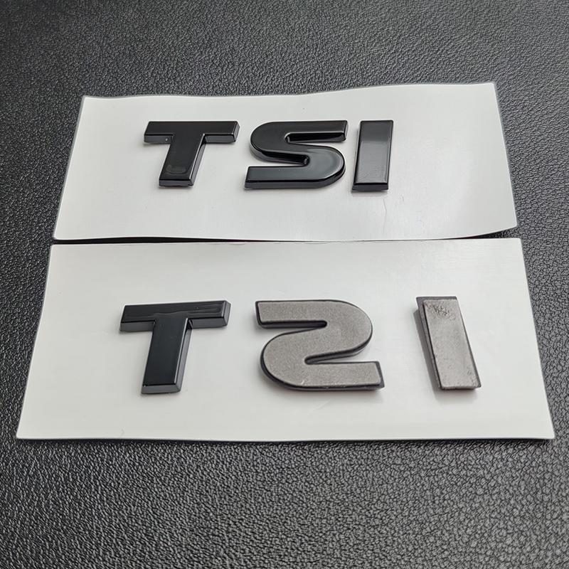 3D ABS TSI Bil Logo Emblem Bil Bagasjelokk Merke Dekal