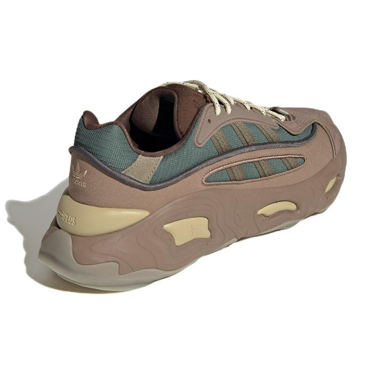 Adidas Originals Oznova Retro Non-Slip Durable Low-Top Lifestyle Shoes Unisex Sneakers Brown Green HP7729