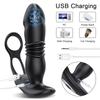 Männlicher Stoßender Prostata-Massagegerät Bluetooth APP Buttplug Vibrator für Männer Schwul Anal Dildo Prostata-Stimulator Sexspielzeug für Paare