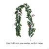 Artificial Norfolk Pine Garland Christmas Decor Vine Hanging Ornament Greenery