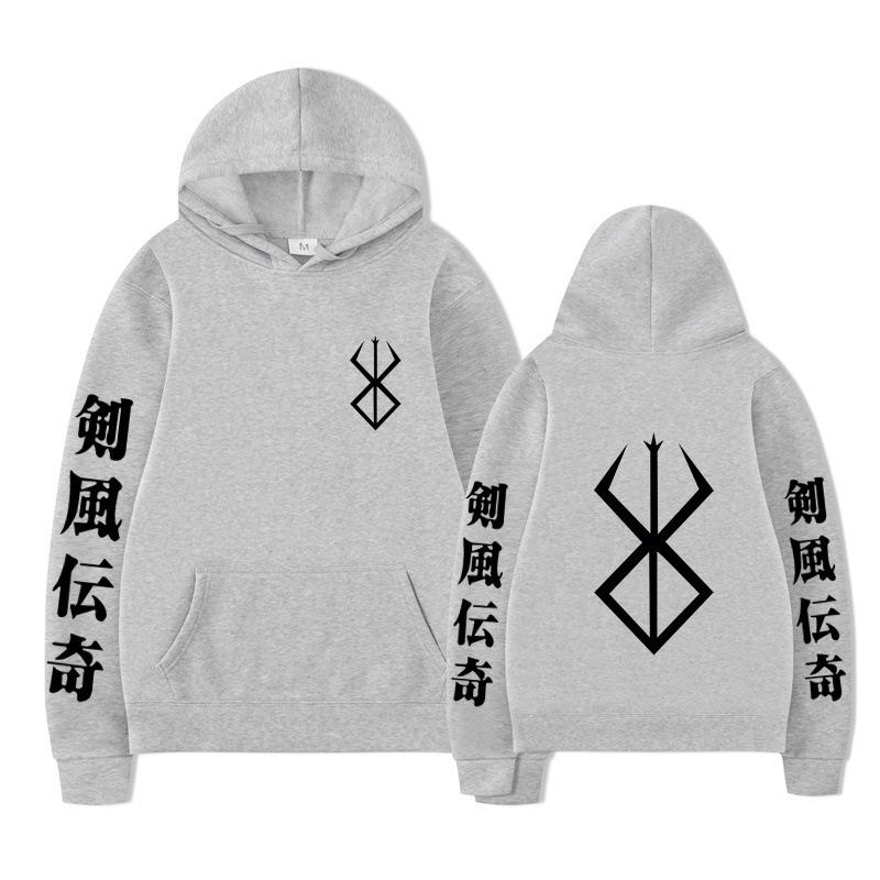 Casual Loose Men'S And Women'S Hooded Sweater, Sun-Filled Sword Wind, Printed Sweater
