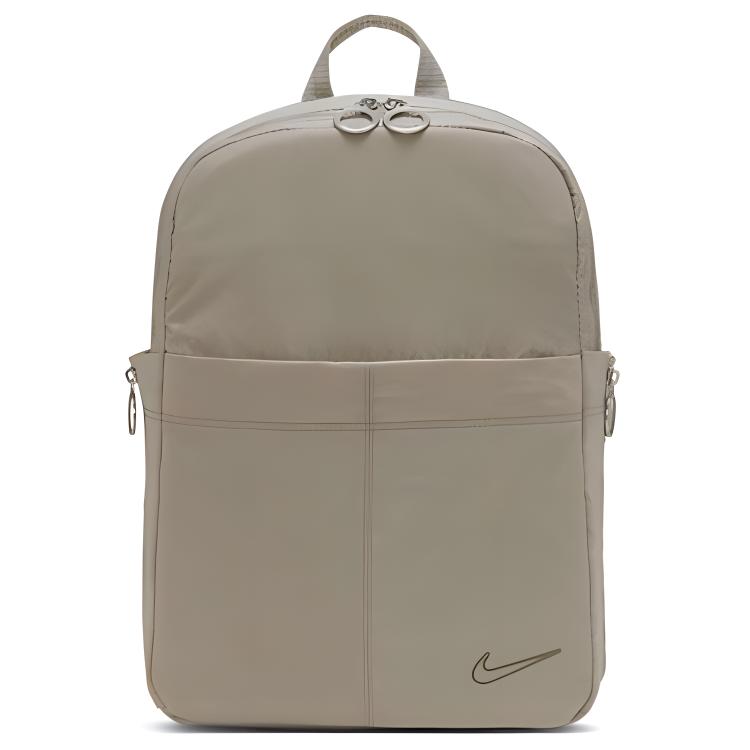 Nike Nylon Fabric Backpack Regular Unisex Light Khaki Casual CV0061-230