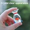 Yousheng Desktop Ornament Ocean Themed Whale Shape High Borosilicate Glass Decorative Figurine Home Office Decoration