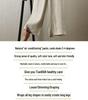 Women's High Waist Wide Leg White Linen-Cotton Pants - Korean Style, Slimming, Loose Fit, Straight Leg