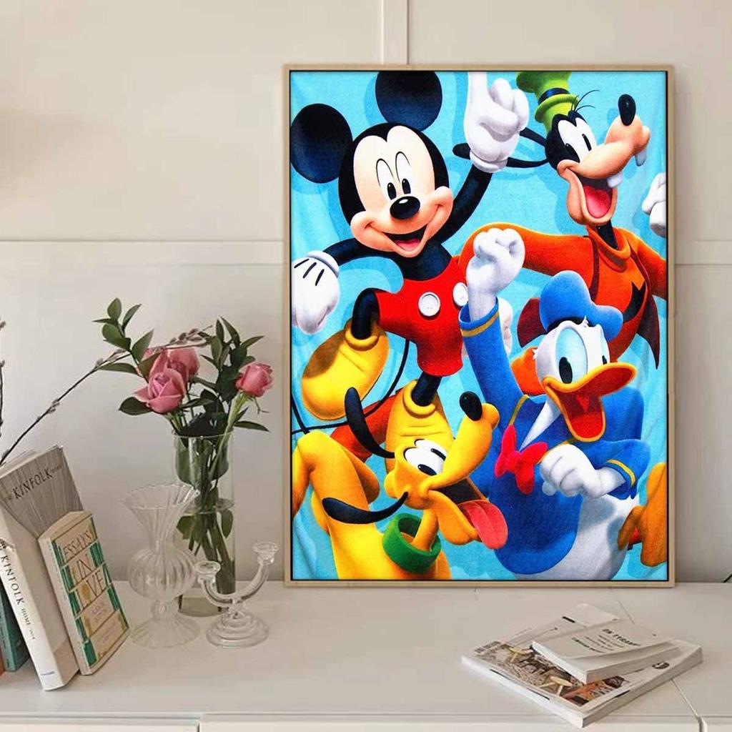 Full Round Diamond Painting Happy Partner Art Rhinestone Picture Mosaic DIY 5D Cross Stitch Embroidery Home Decoration
