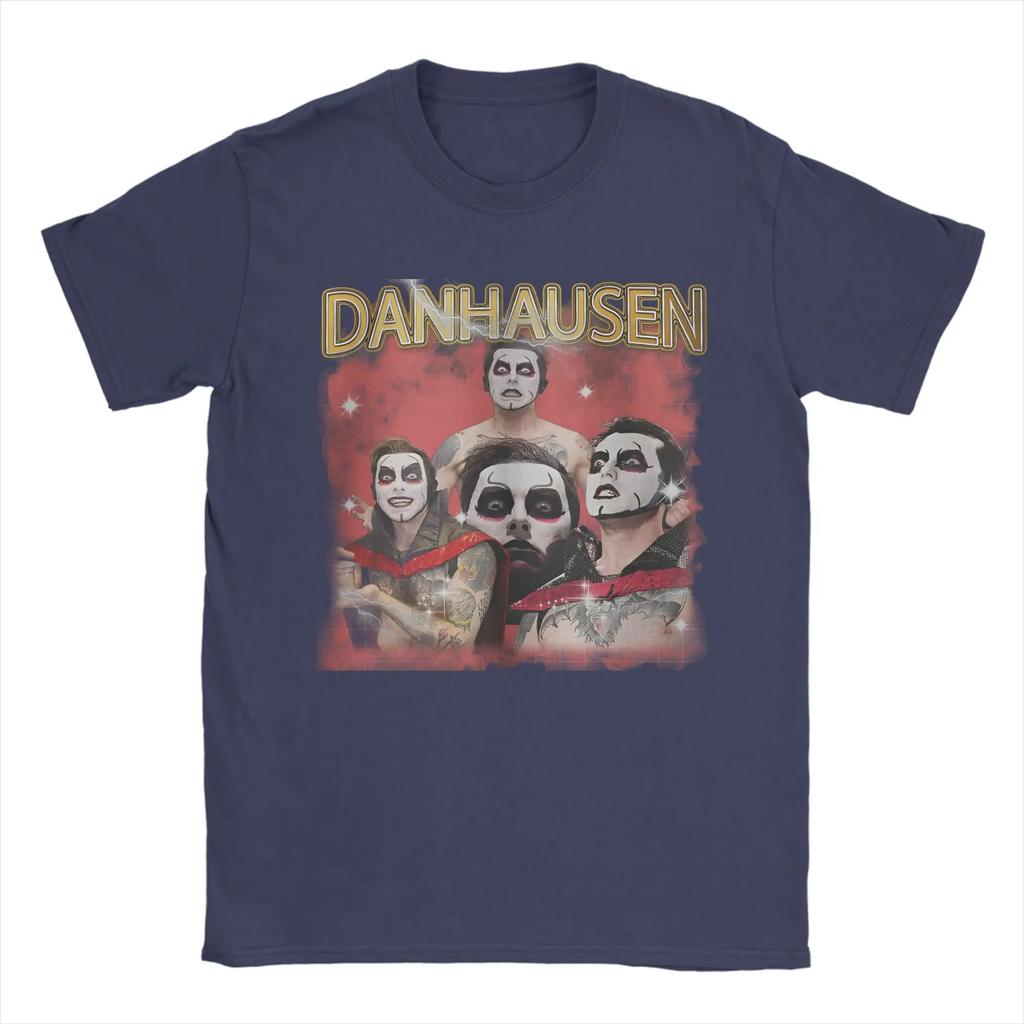 Men T-Shirts Danhausen Wrestler Wrestling Very Nice Very Evil Vintage Cotton Tees Short Sleeve T Shirt Round Neck Tops Plus Size