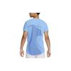 Nike Rafa Colorblock Crew Neck T-Shirt Men Tops Blue DV2877-412