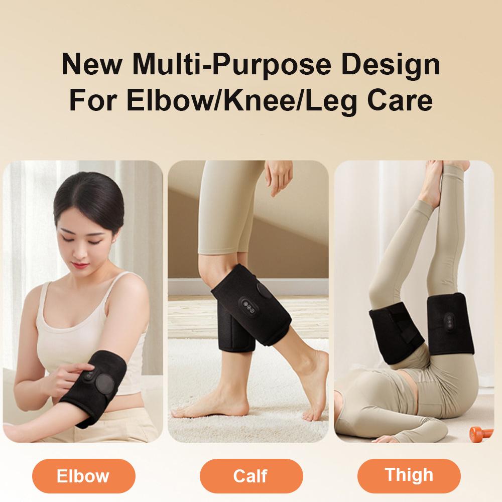 Electric Leg Massager Leg-Binding Massage Device Compresstion Leg Heating Massage Foot Calf Muscle Relaxation Leg Health Care