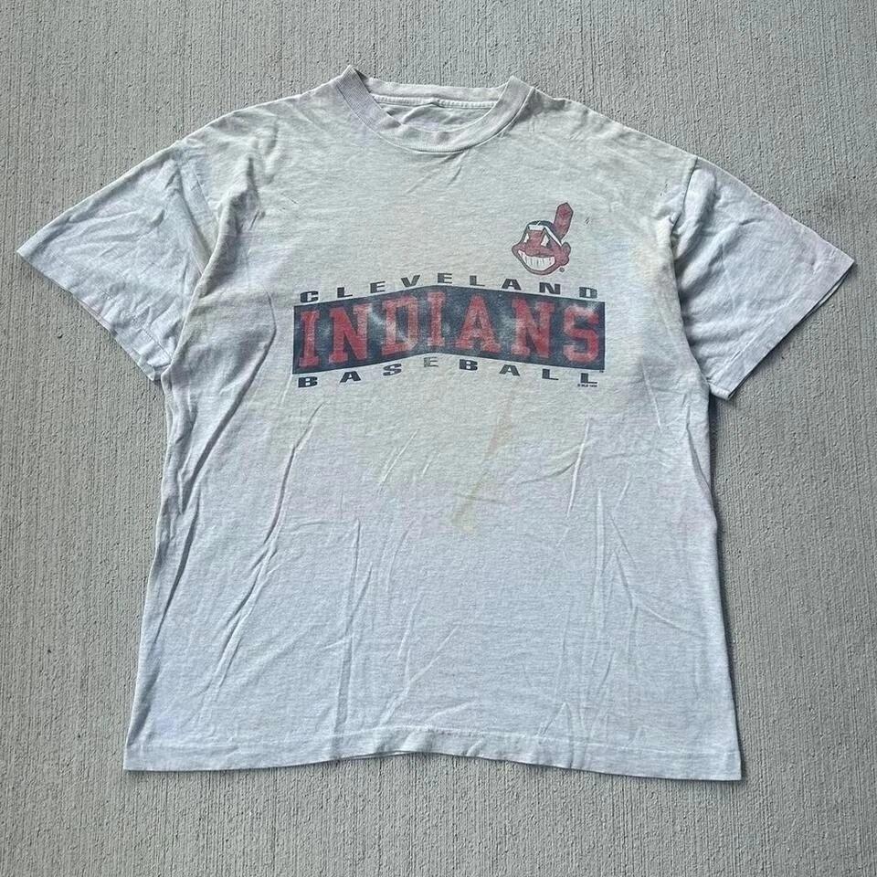 95  Cleveland Indians Size XL Vintage Single Stitched made in USA. M