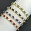 European & American Hip-Hop Style Devil's Eye Zircon Bracelet with Micro-Inlaid Diamonds