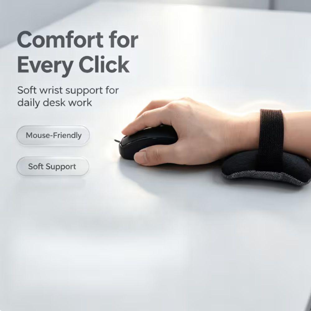Ergonomic Wrist Pad Cloth Mouse Cushion Light Weight Wrist Support Daily