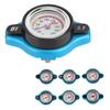 Thermostatic Radiator Cap Water Tank Cover Leakproof W/Temperature Gauge