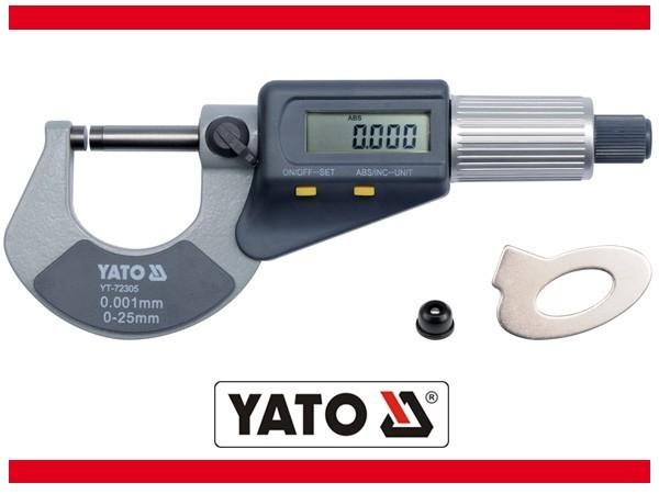 YT-72305 YATO Micrometer 0-25mm with Digital Display