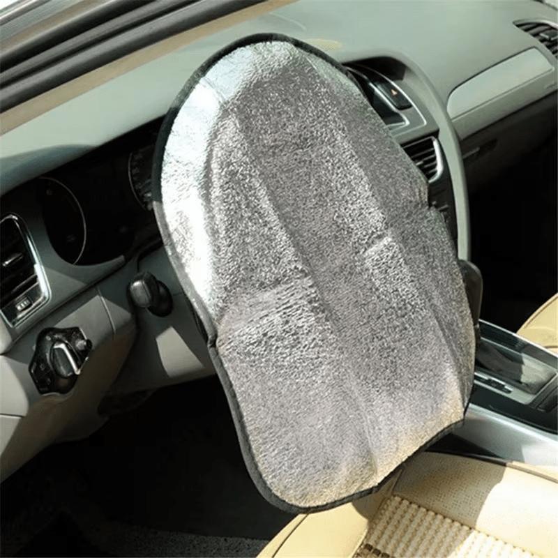 

Car Windshield Sunshade Aluminum Foil Anti-uv Sun Protection Foldable Sunscreen Car Supplies Car Steering Wheel Sun Shade Silver