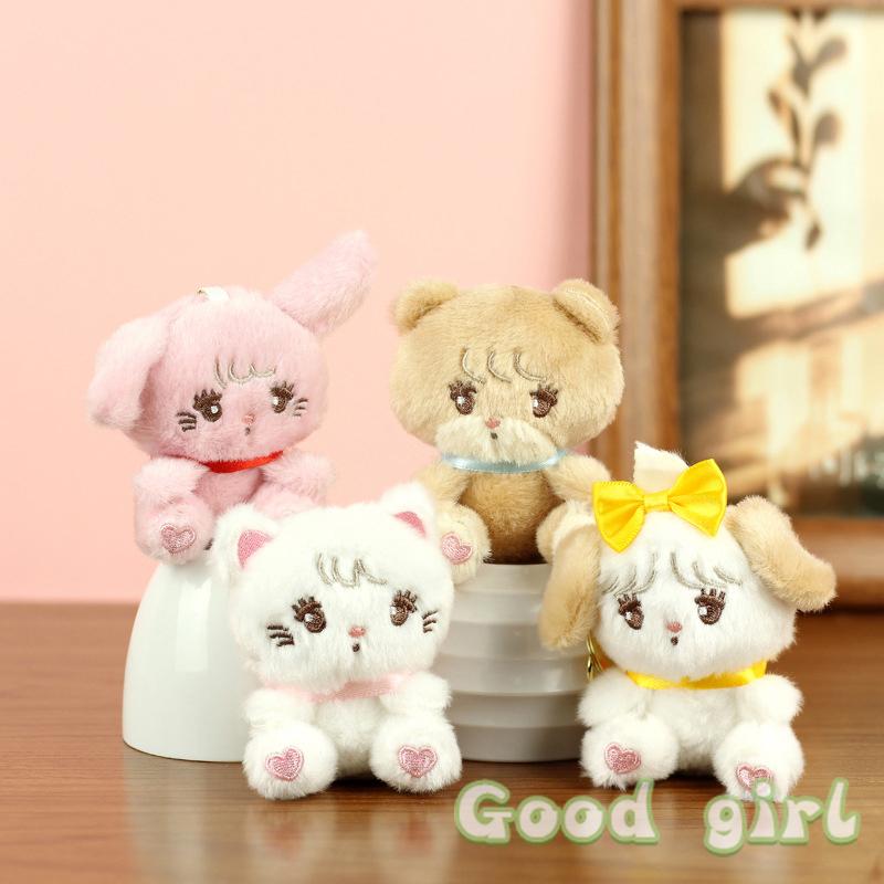 Sale Plush Doll Pendant Keychain Small Doll Cute Animal Toy Jewelry Backpack Pendant Gift