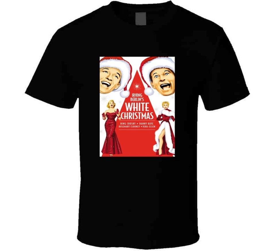 White Christmas Tee Classic Holiday Movie T Shirt XL