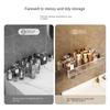 Bathroom Storage Rack Bathroom Toilet No Punching Wall Hanging Bathroom Washbasin Storage Rack Light Luxury