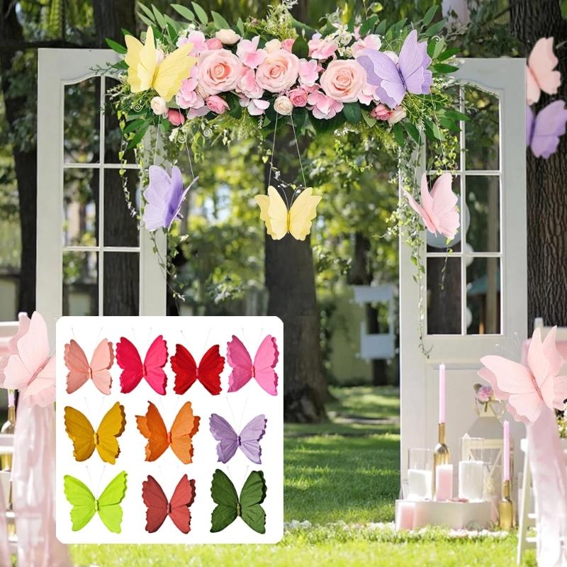 3D Paper Butterfly Wall Art Handcrafted Home Decoration For Living Room Bedroom Friendly Hanging Ornament