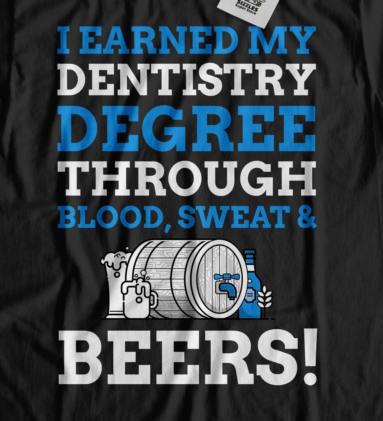 Unisex Funny Dentistry Degree T-Shirt Dental Graduate Gifts 4XL
