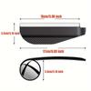 2-Pack Car Blind Spot Mirror, Rearview Mirror Rain Eyebrow Multi-Function All-In-One, Rainy Day Rain Cover, Extended Field of View, Safe Driving.