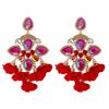 Kaimei Fashion Jewelry Boho Earrings Big Earrings for Women Rhinestones Pendant Crystal Statement Drop Earrings Fashion Jewelry