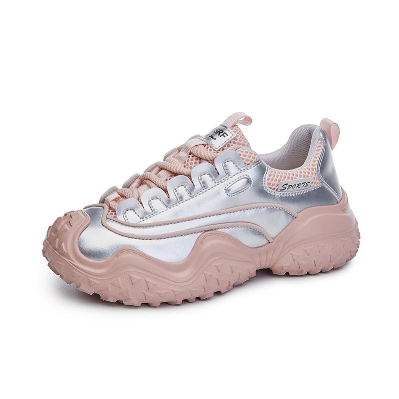 Daddy shoes women's 2025 spring and summer new thick-soled versatile sports shoes women's casual height-increasing shoes fashion women's shoes