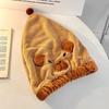 1/3/5PCS Capybara Kawaii Plush Hair Drying Hat Towel Cap Water Guinea Pig Hat Bath Hat Towel Cap Super Absorption Hair Dry Cap