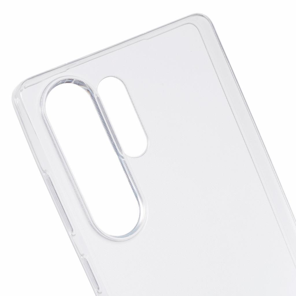 For Samsung Galaxy S24 Ultra Flexible TPU Clear Phone Case Anti-Scratch Cover (Big Rear Lens Hole)