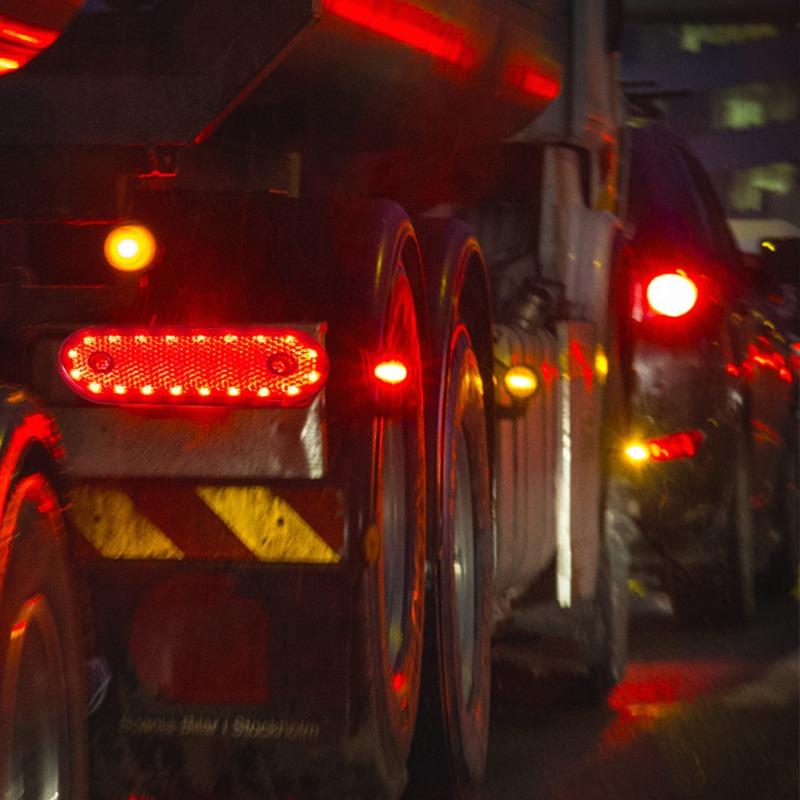 1/4pcs Led Side Marker Light Truck  Clearance Lamp Tail Light 12V 24V Trailer Camion Warning Light Lamps