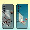Basketball Sportstil Handyhülle Schwarzes Silikon Weich Für Samsung S25,S24,S21,S22,S23,S30,Ultra,S20,Plus,Fe,Lite