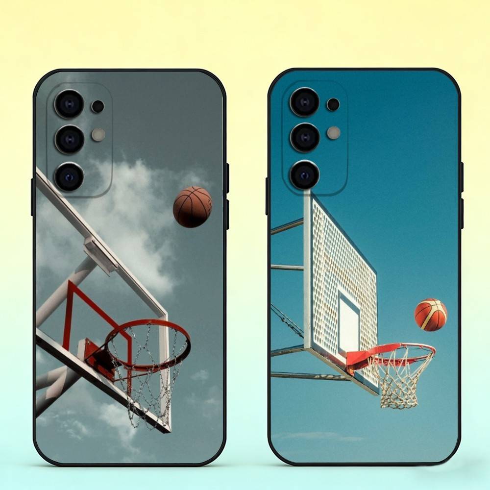 Basketball Sportstil Handyhülle Schwarzes Silikon Weich Für Samsung S25,S24,S21,S22,S23,S30,Ultra,S20,Plus,Fe,Lite