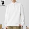 Men's Casual Long Sleeve Polo Shirt