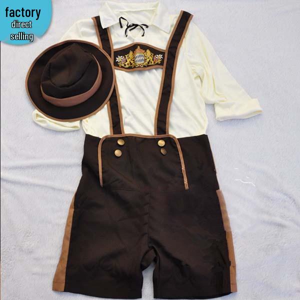 Adult Hansel Munich Oktoberfest Leather Costume