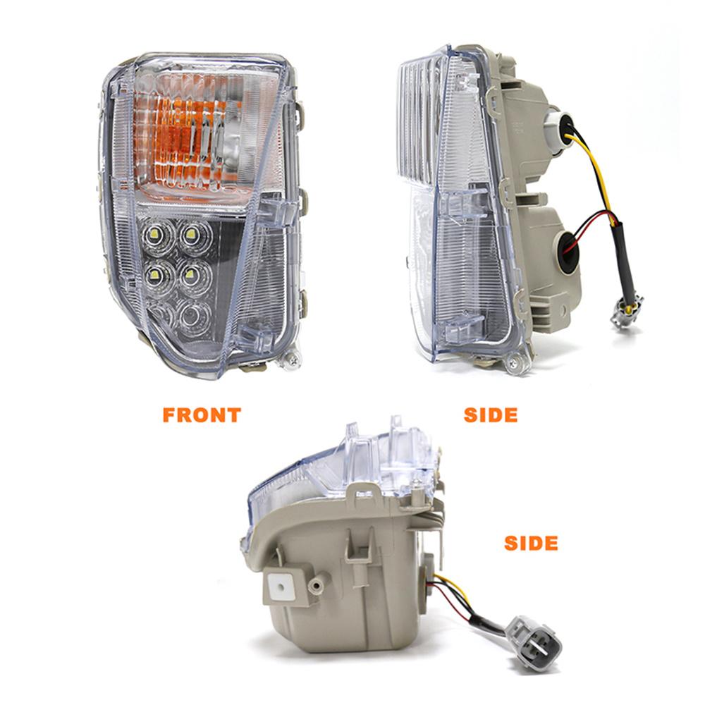 Passenger Side LED Turn Signal Light Daytime Running For 2010-2015 Toyota Prius