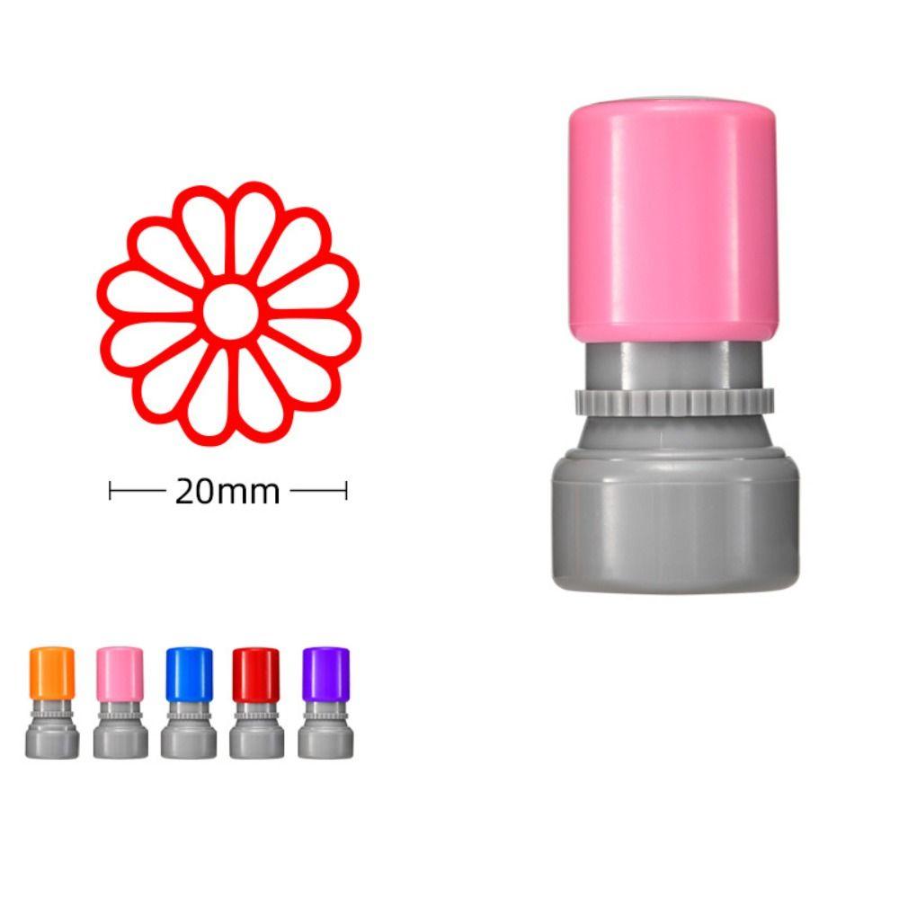 DIY Drawing Toy Star Grading Stamp Self Inking Teacher Review Stamp Rewards Flower Stamp  School