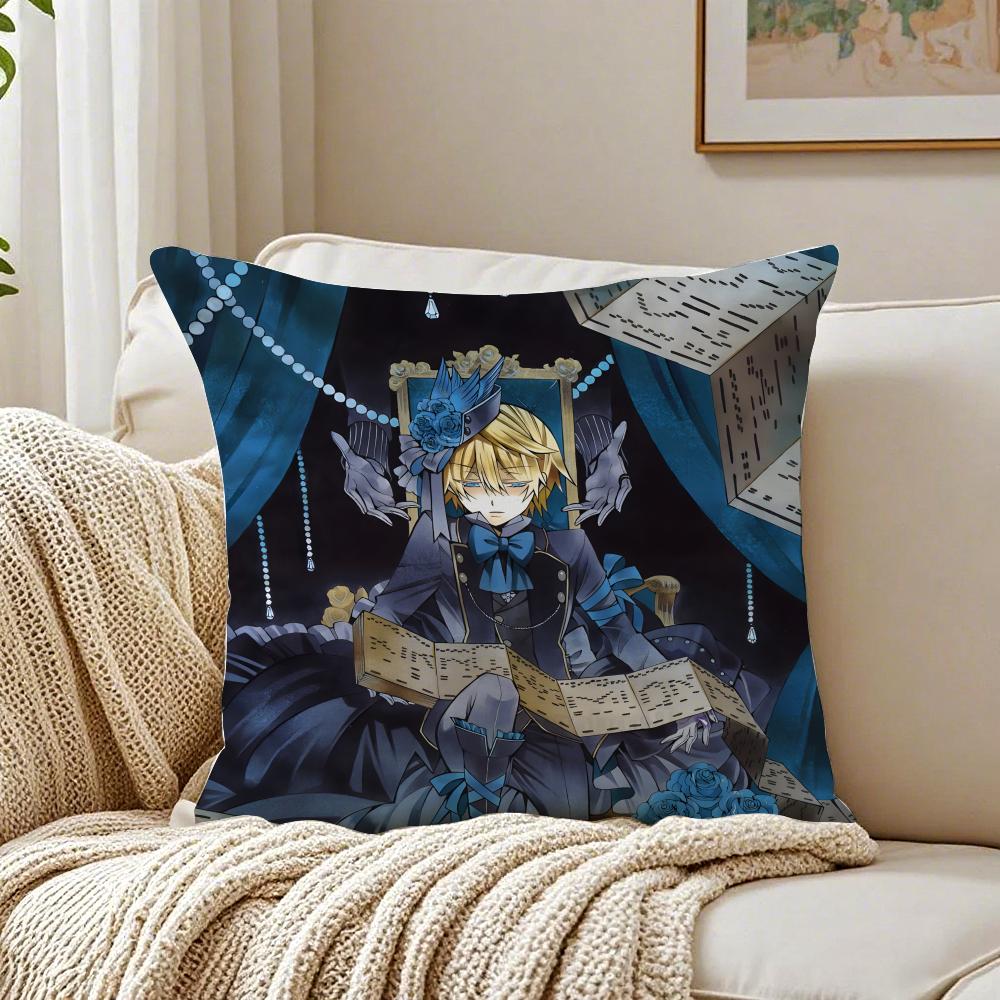 Anime PPandora Hearts Cushion Cover Pillowcase Antidustmite living Room Sofa Decor Cushion Room