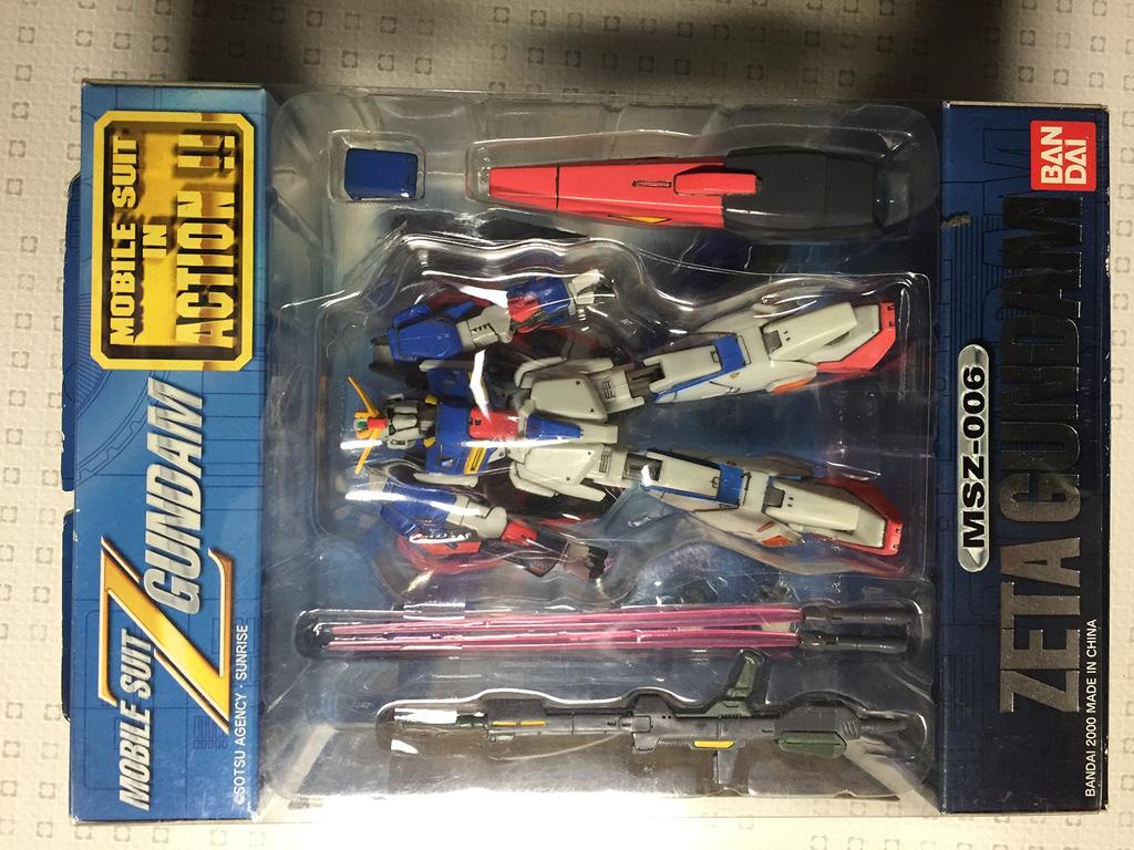 BANDAI MS IN ACTION ZETA GUNDAM MSZ-006